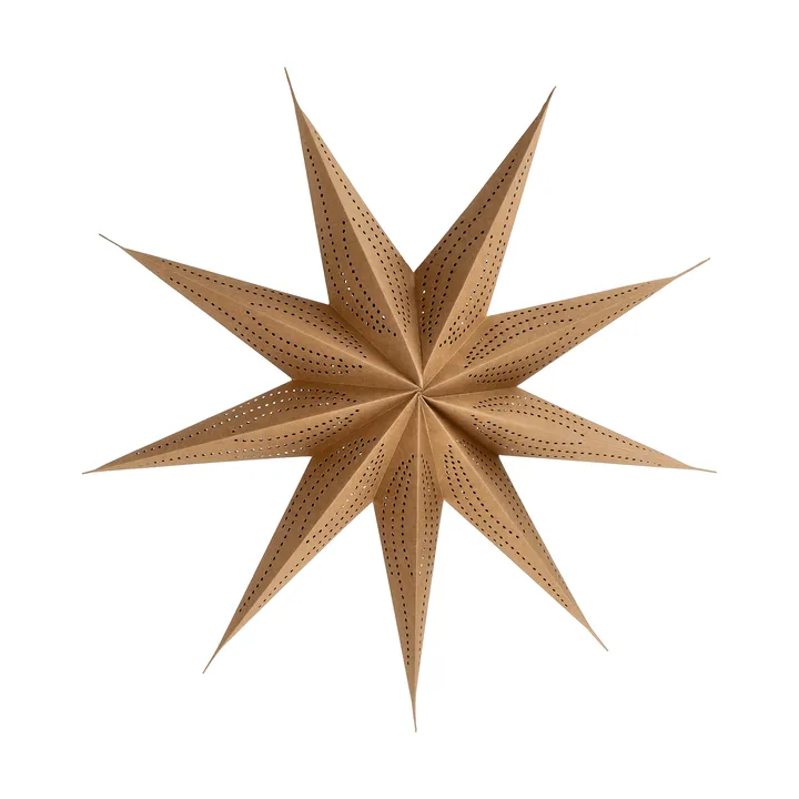 Veil advent star - Nature, Ø60 cm - Scandi Living