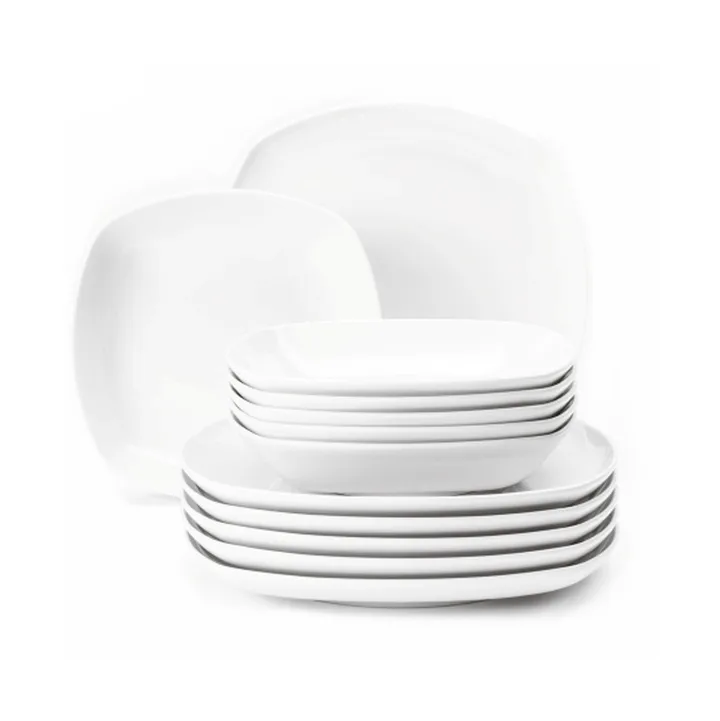Lido service set square 12 pieces - White - Seltmann Weiden