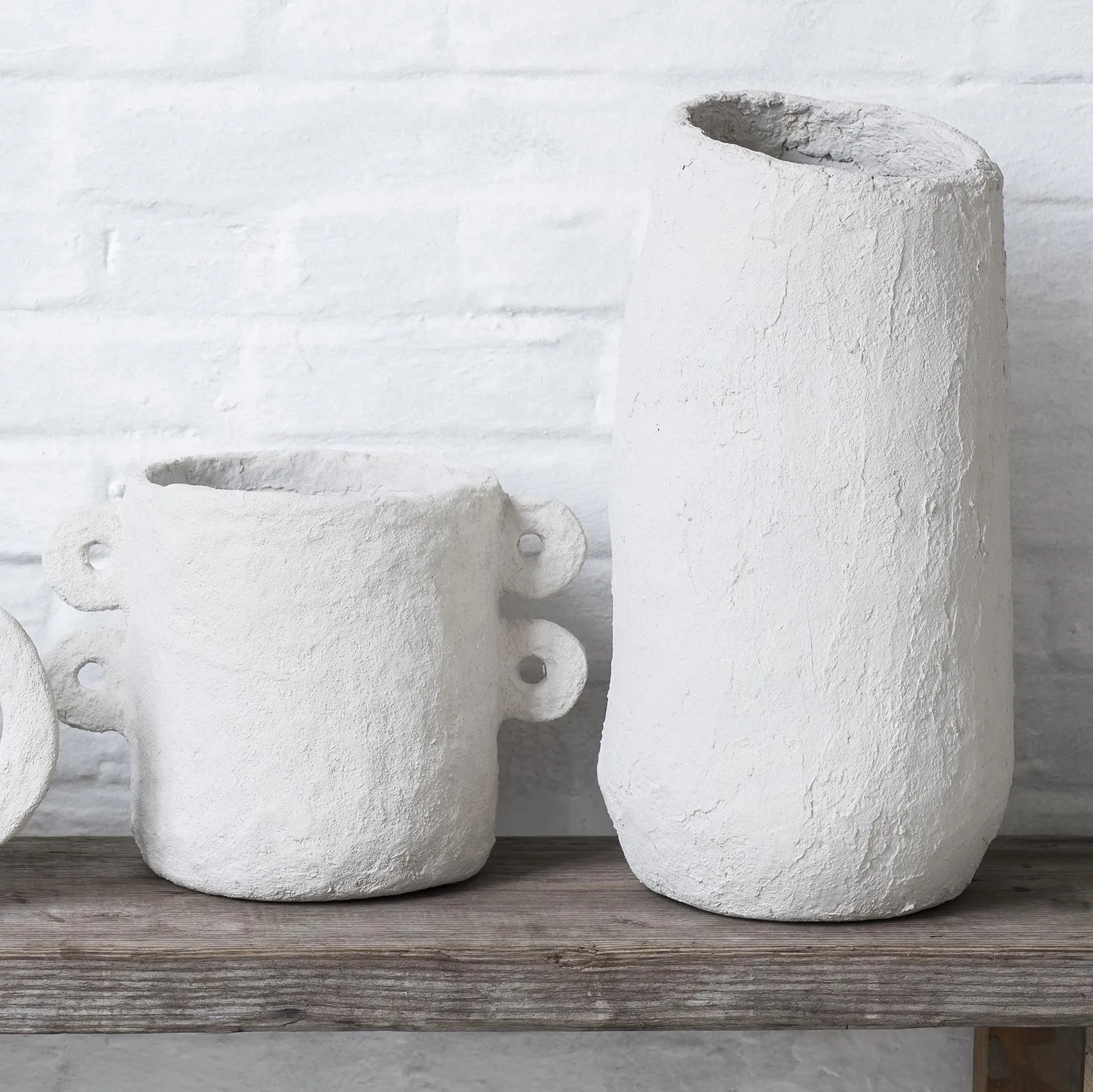 Earth flower pot Ø 18 cm, beige Serax