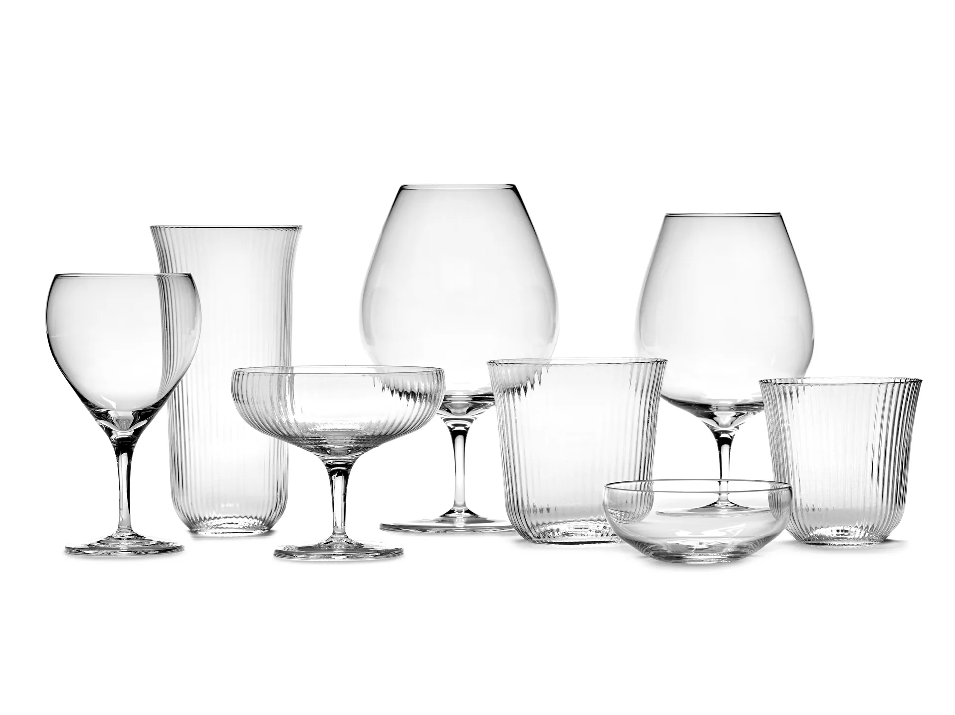Inku red wine glass 70 cl, Clear Serax