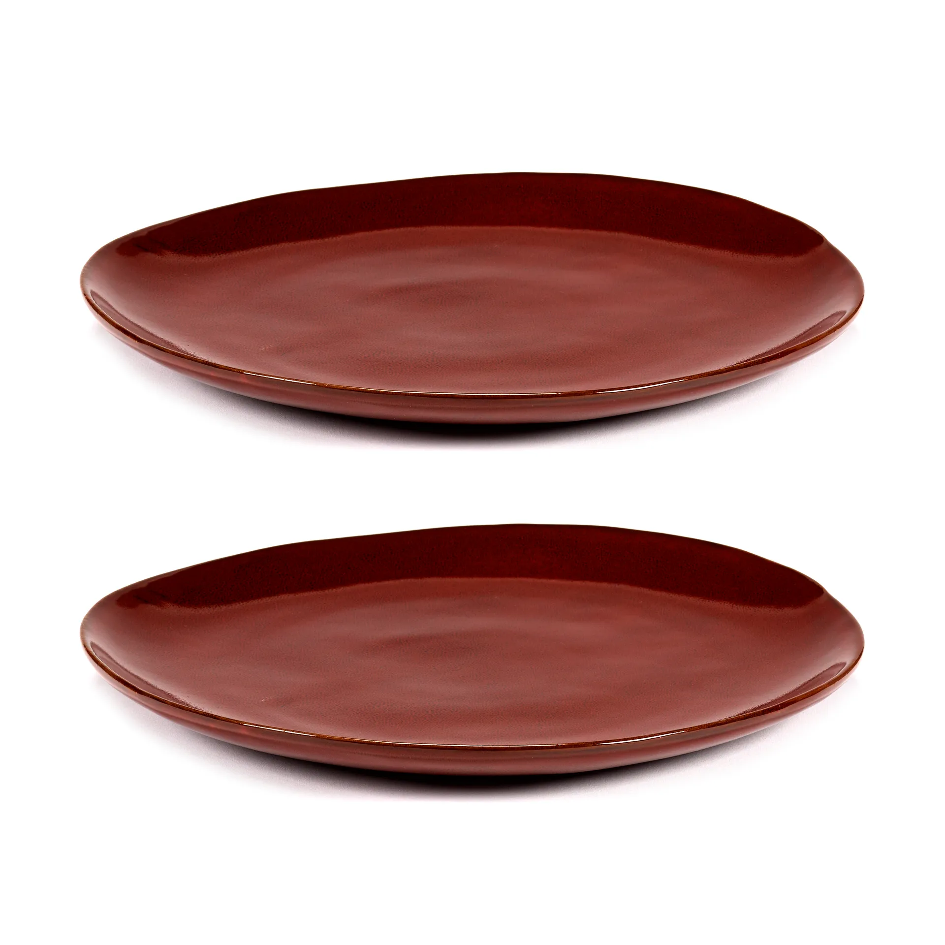La Mère plate XL Ø27 cm 2-pack, Venetian red Serax