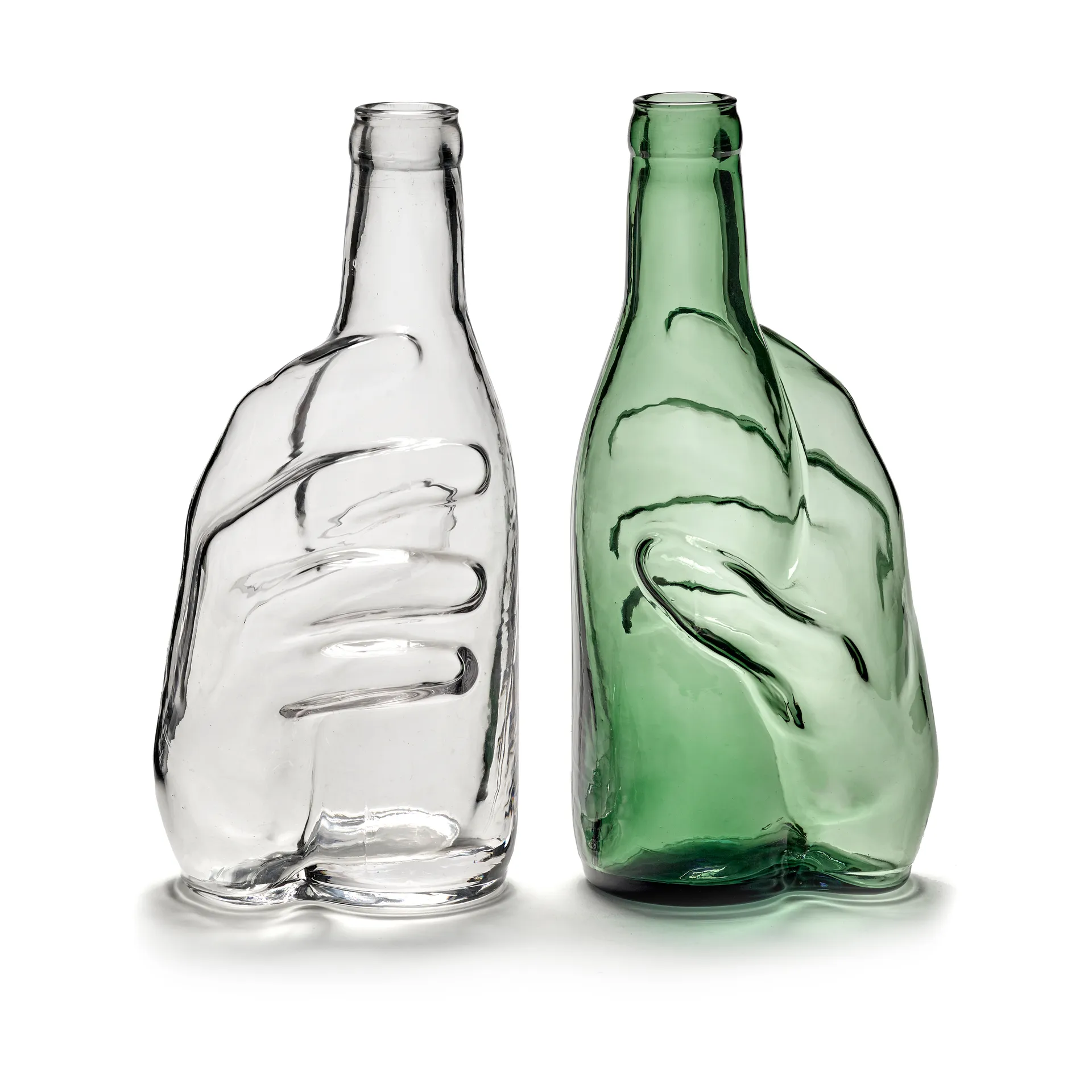 Les Objets Mouleversants carafe 0.95 L, Emerald green Serax