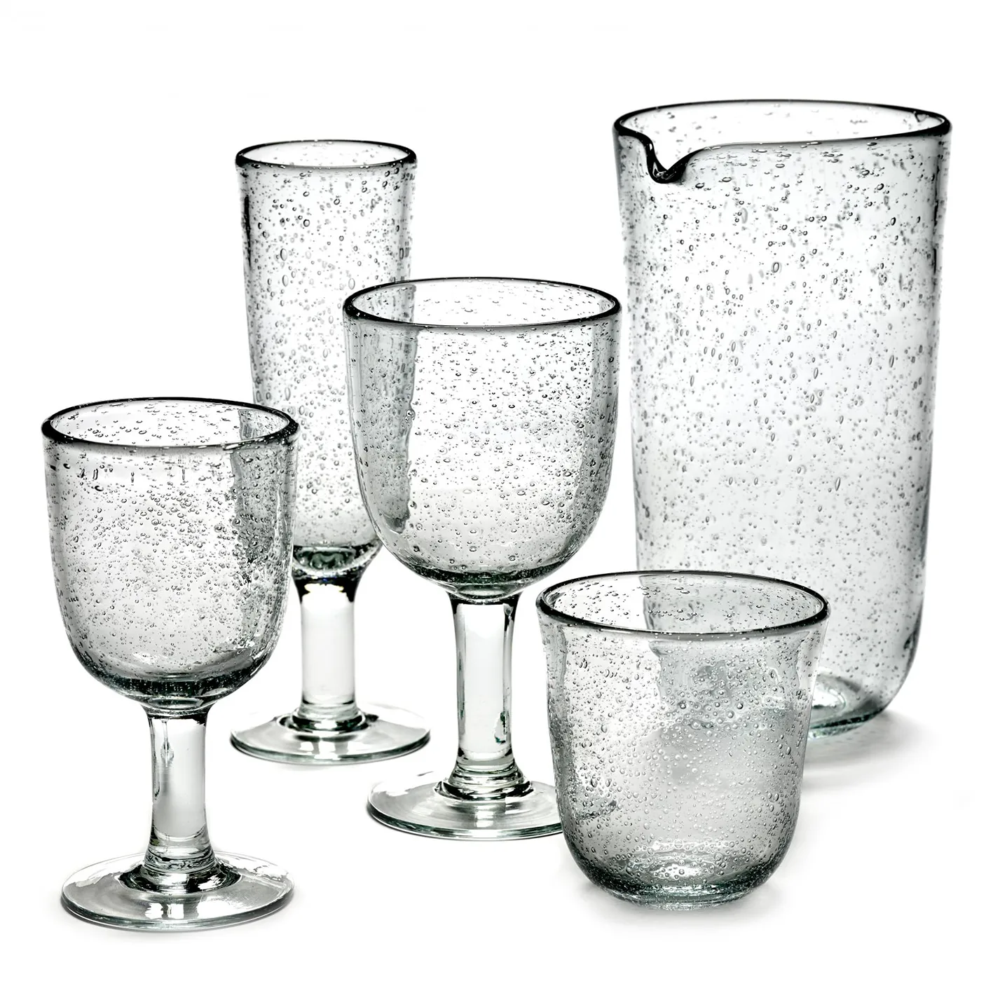 Pure Pascale red wine glass 4-pack clear Serax
