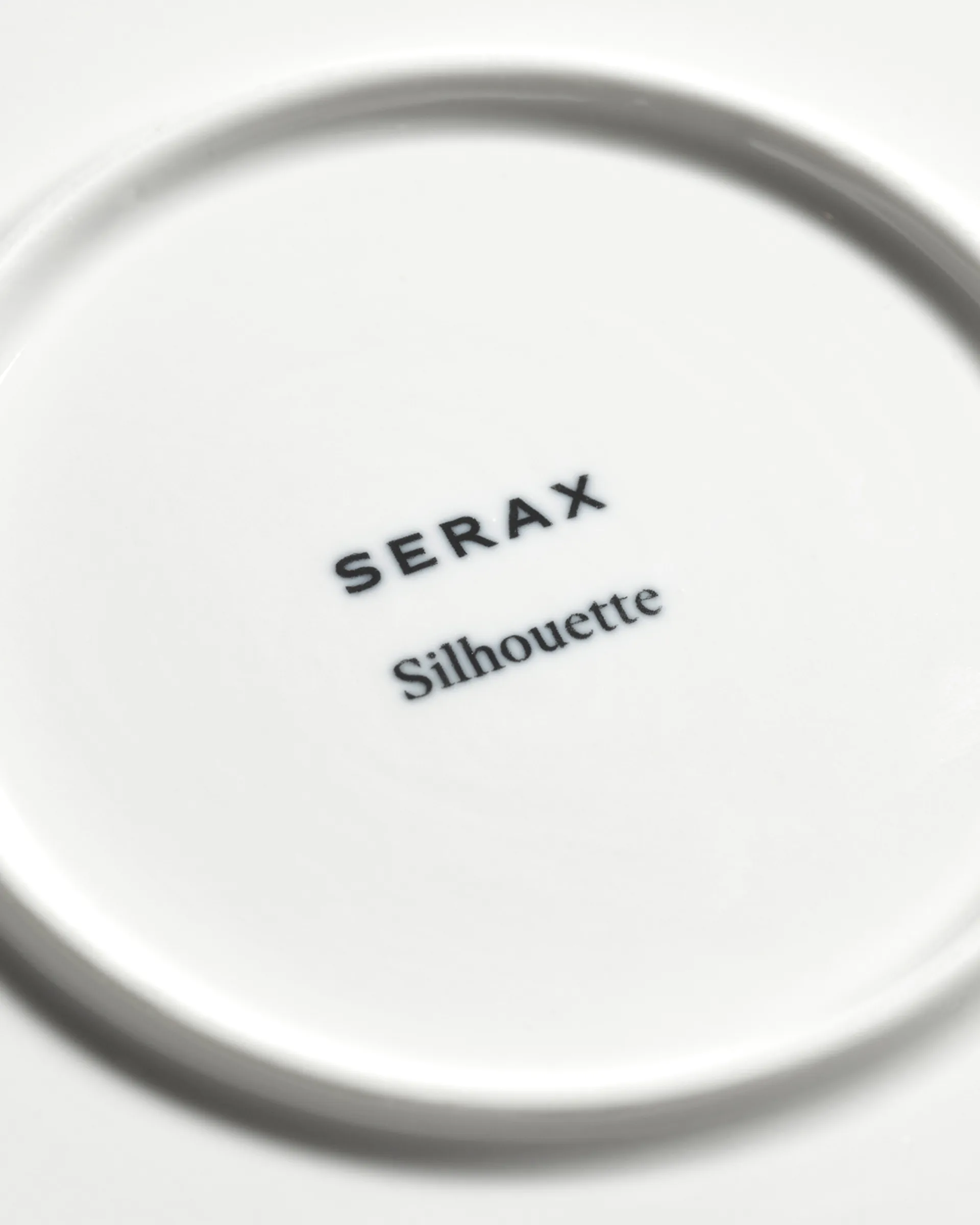 Silhouette deep plate L Ø27 cm 4-pack, White Serax