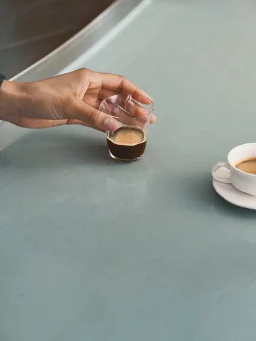 Silhouette double espresso glass 11 cl 4-pack - Clear - Serax