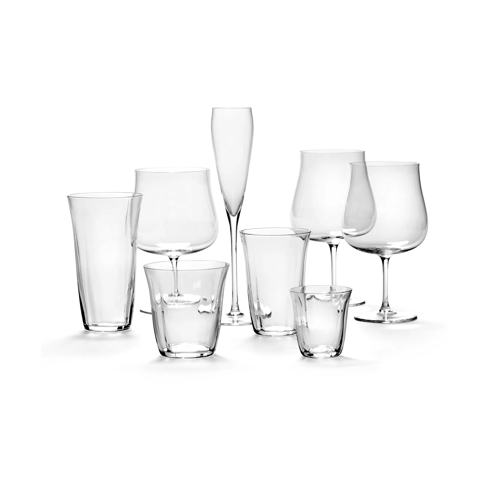 Silhouette double espresso glass 11 cl 4-pack, Clear Serax