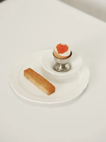 Silhouette plate M Ø23.5 cm 4-pack - White - Serax