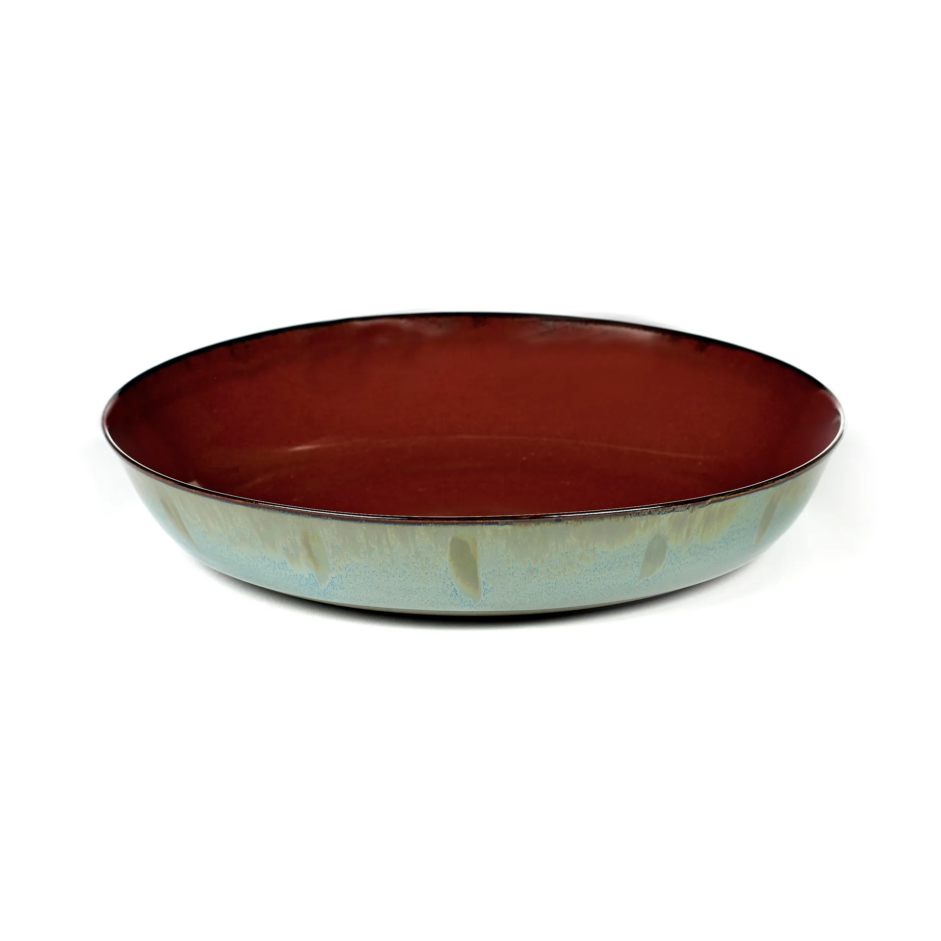 Terres de Rêves plate 21 cm, rust-smokey blue Serax
