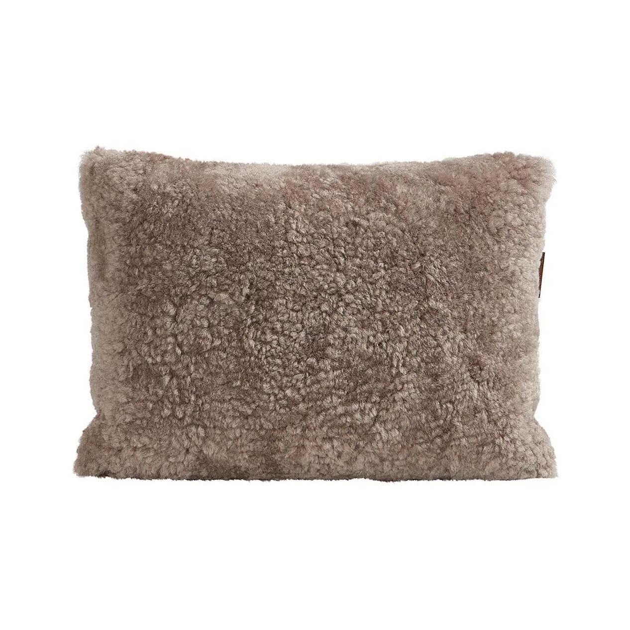 Shepherd Lina sheep skin cushion 40 x 30 cm, stone Shepherd of Sweden