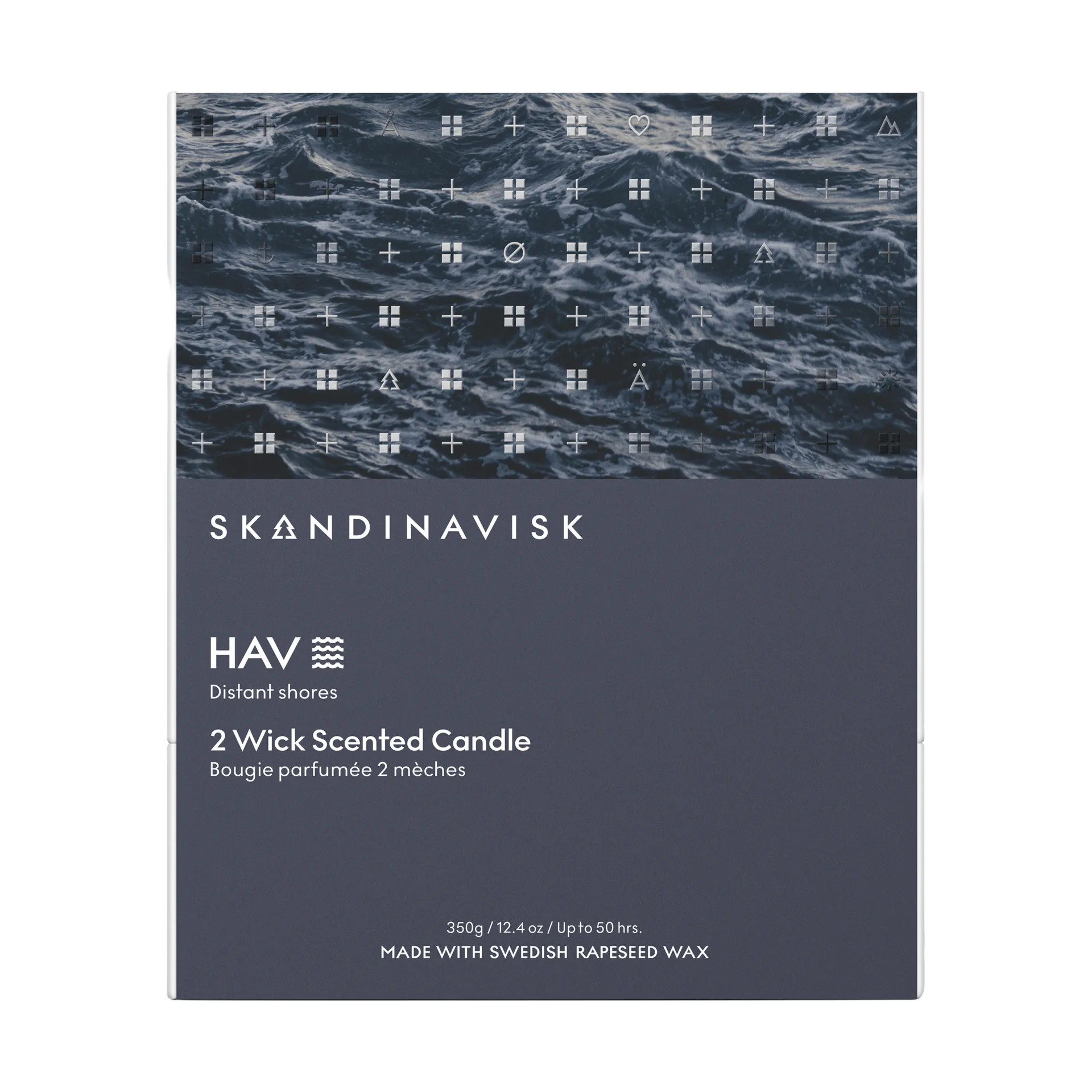 Hav scented candle, 350 g, 2 wicks Skandinavisk