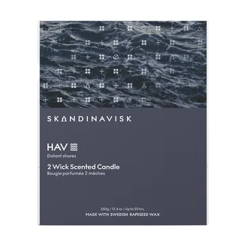 Hav scented candle - 350 g, 2 wicks - Skandinavisk
