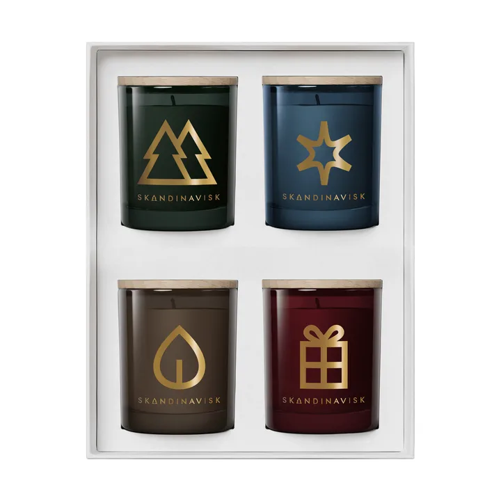 Moments scented candle gift set 4 pieces - 65 g - Skandinavisk