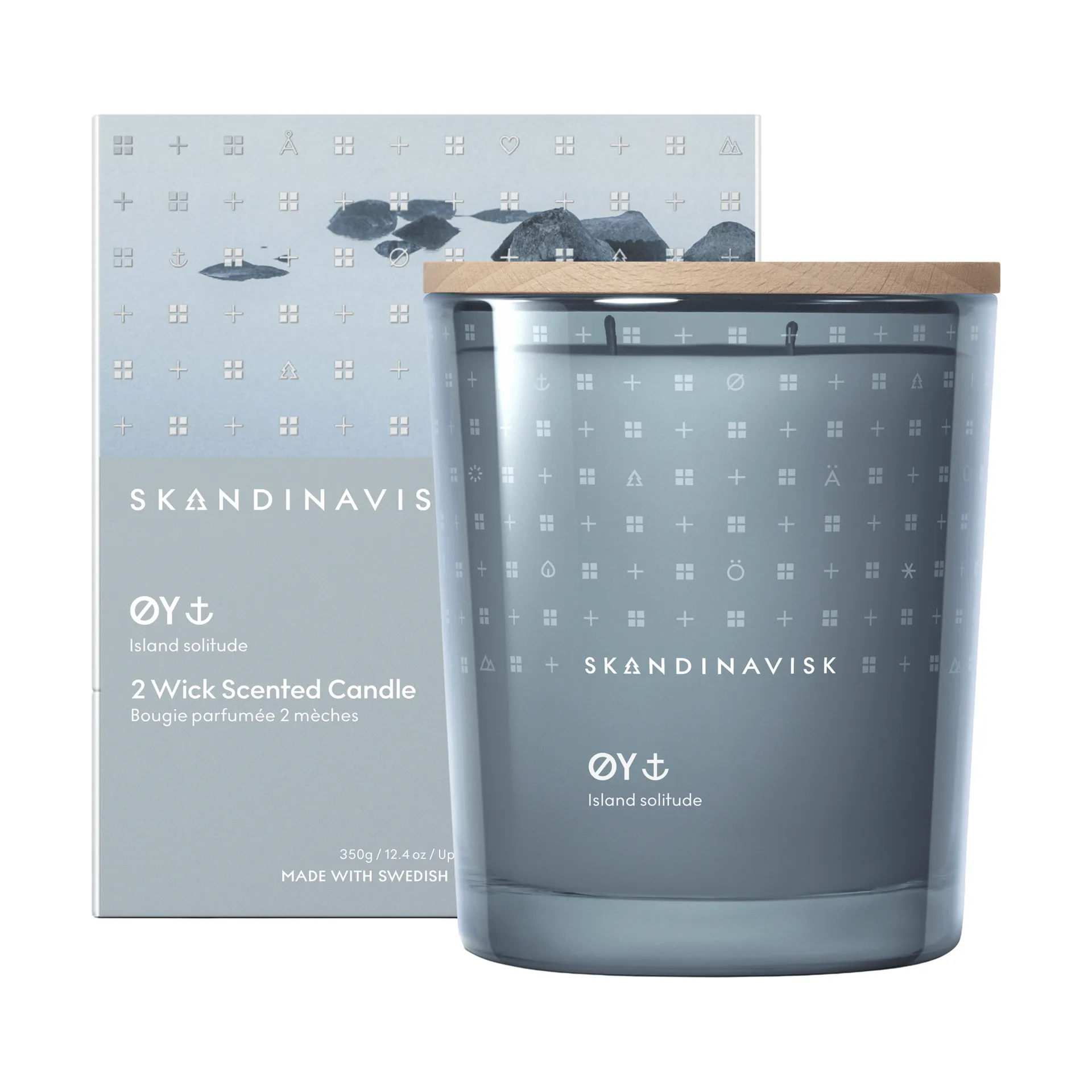 Øy scented candle, 350 g, 2 wicks Skandinavisk