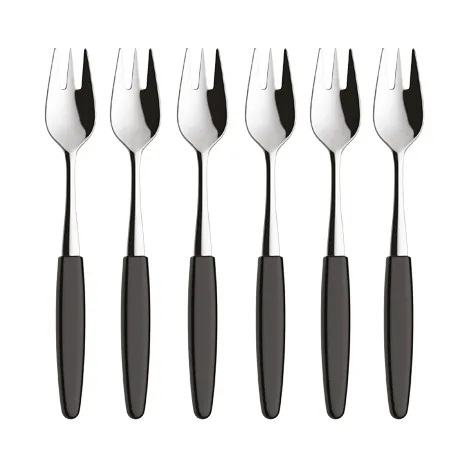 Skaugum dessert fork 6-pack Urban Black - Skaugum of Norway