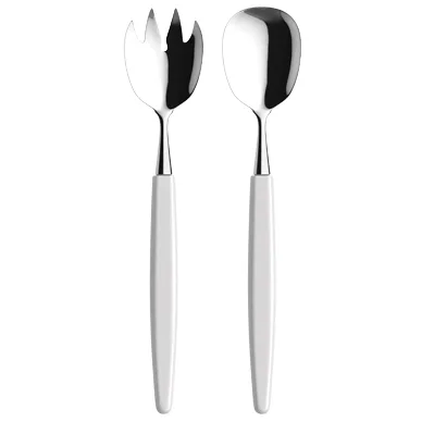 Skaugum salad cutlery - Pure White - Skaugum of Norway