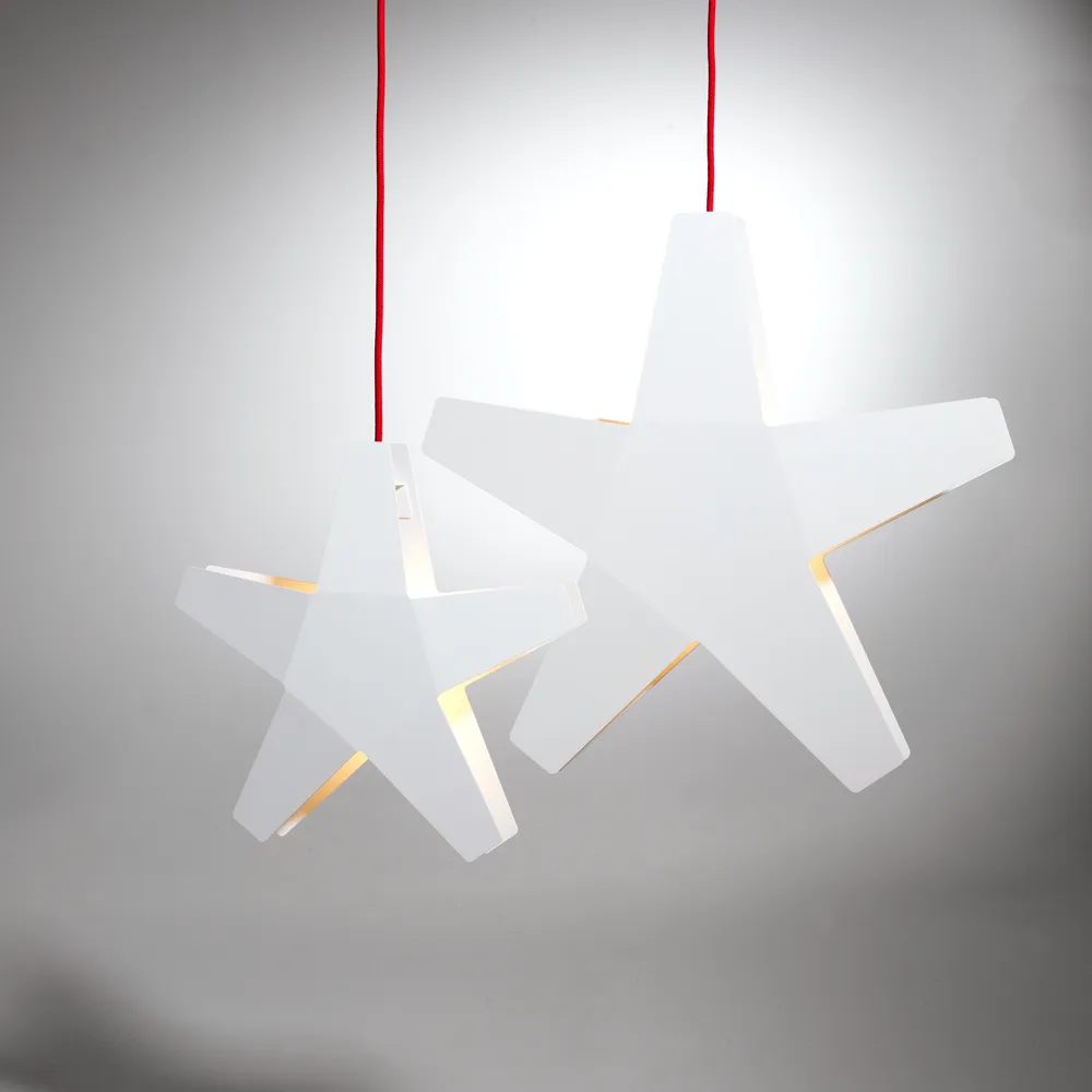 Advent Stjärna Advent star, Grey, 40 cm, light grey textile cord SMD Design