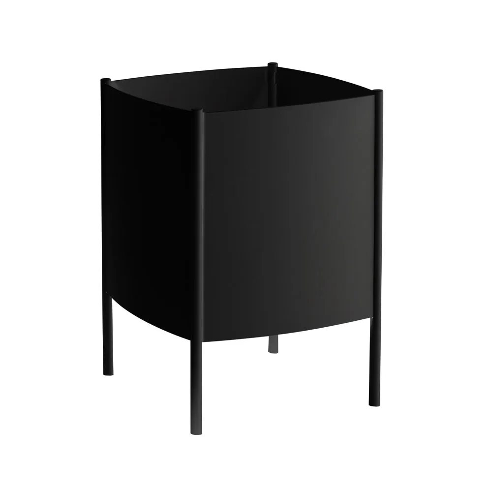 Convex Pot pot, Black, large Ø47 cm SMD Design
