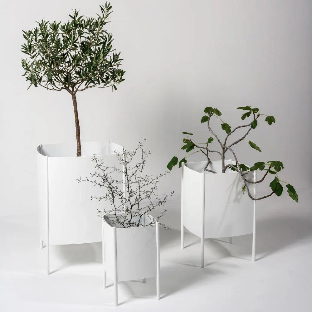 Convex Pot pot, Grey, small Ø23 cm SMD Design