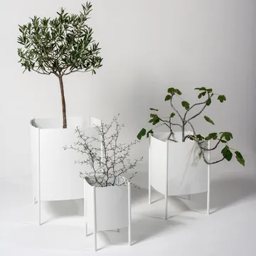 Convex Pot pot - White, medium Ø34 cm - SMD Design