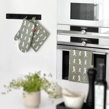 Solstickan oven glove 22x30 cm - Green - Solstickan Design