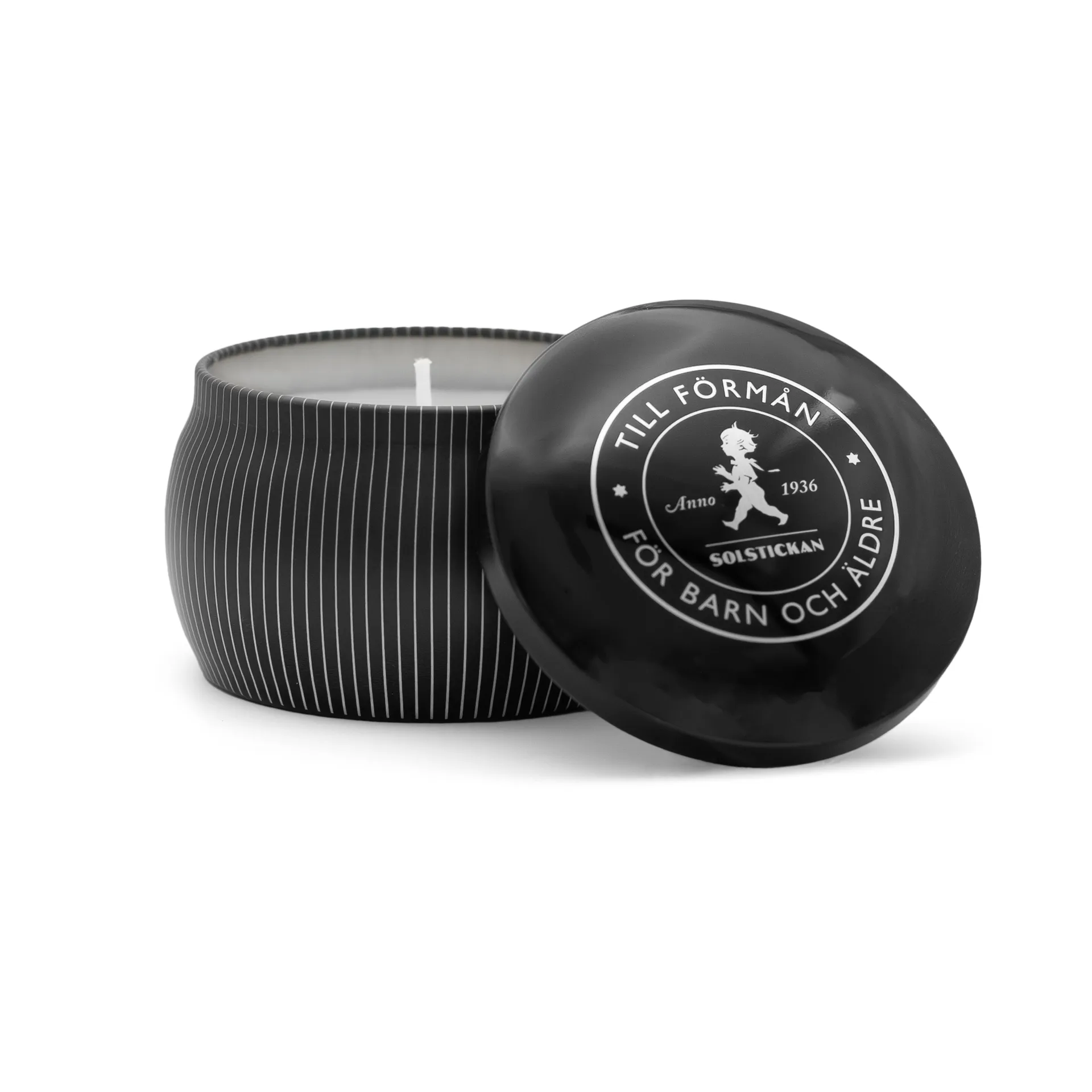 Solstickan scented candle 25 h, Black-cedarwood Solstickan Design