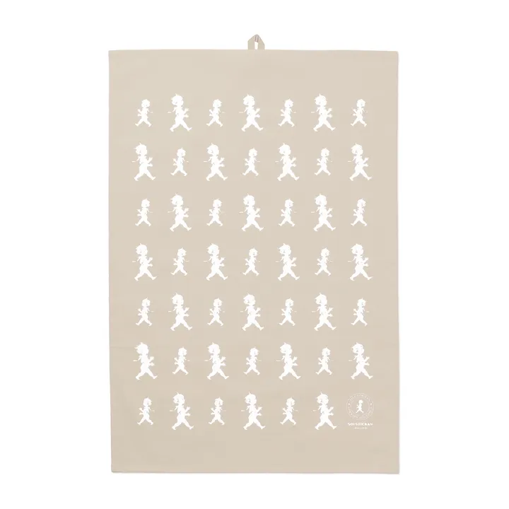 Solstickan tea towel 50x70 cm - Sand-white - Solstickan Design
