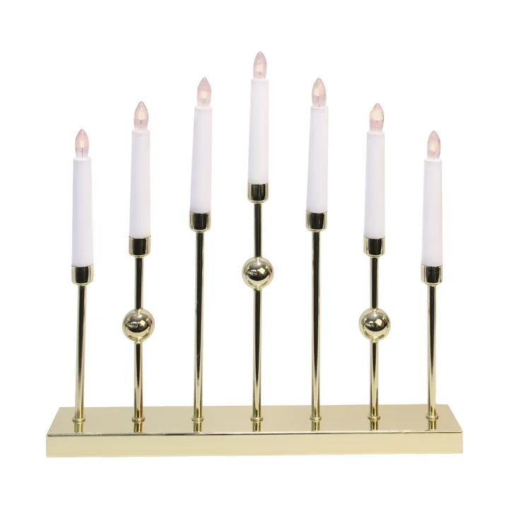 Gustavo candle arch - Brass - Star Trading