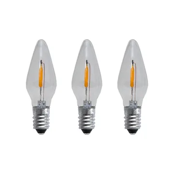 Spare lamp E10 LED filament soft glow 3-pack - 0.5W 1900K non-dimmable - Star Trading