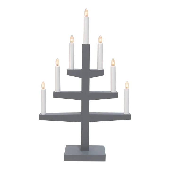 Trapp advent candle arch 54 cm - grey - Star Trading