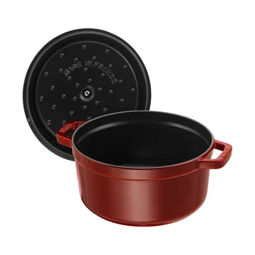 Staub La Cocotte round casserole cast iron 5.2 L - Grenadine red - STAUB