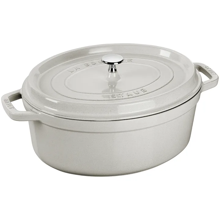 Staub White Truffle casserole oval - 8 l - STAUB