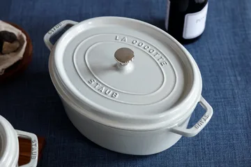 Staub White Truffle casserole oval - 8 l - STAUB