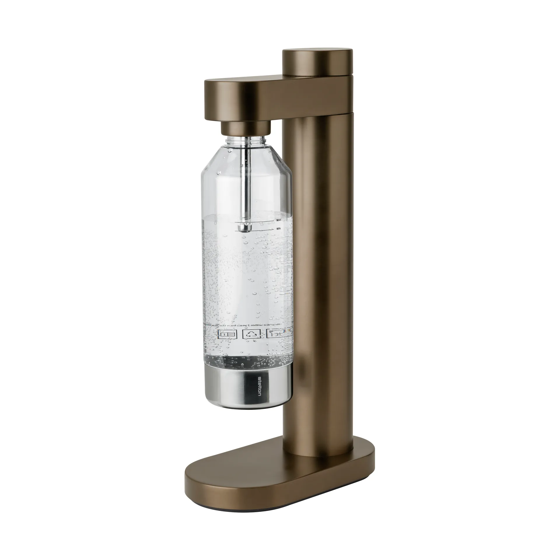 Brus carbonator, Dark brown metallic Stelton