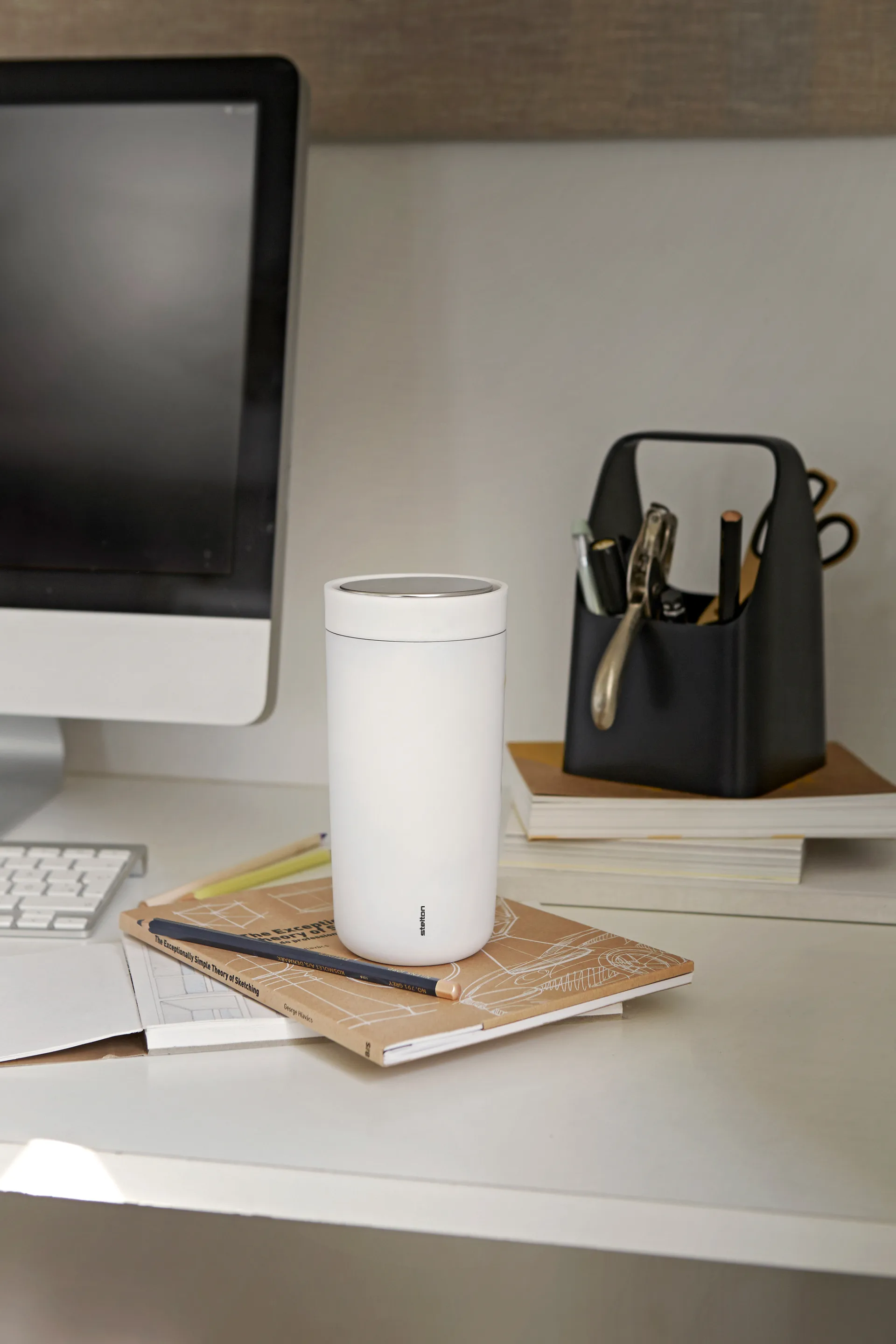To Go Click mug 0.2 l, Soft chalk Stelton