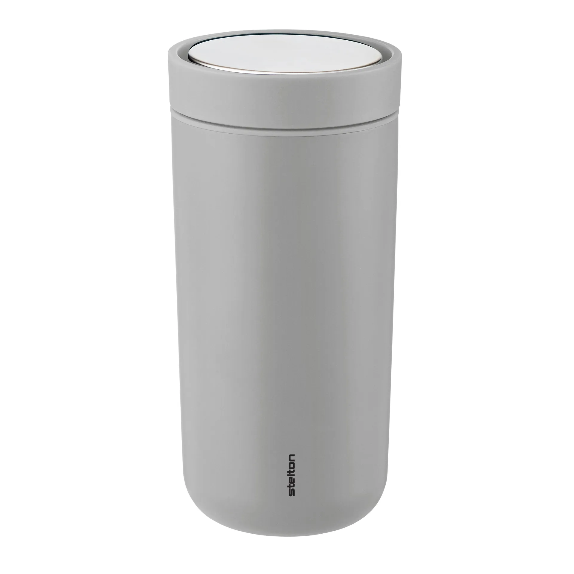 To Go Click mug 0.4 l, matte light grey Stelton