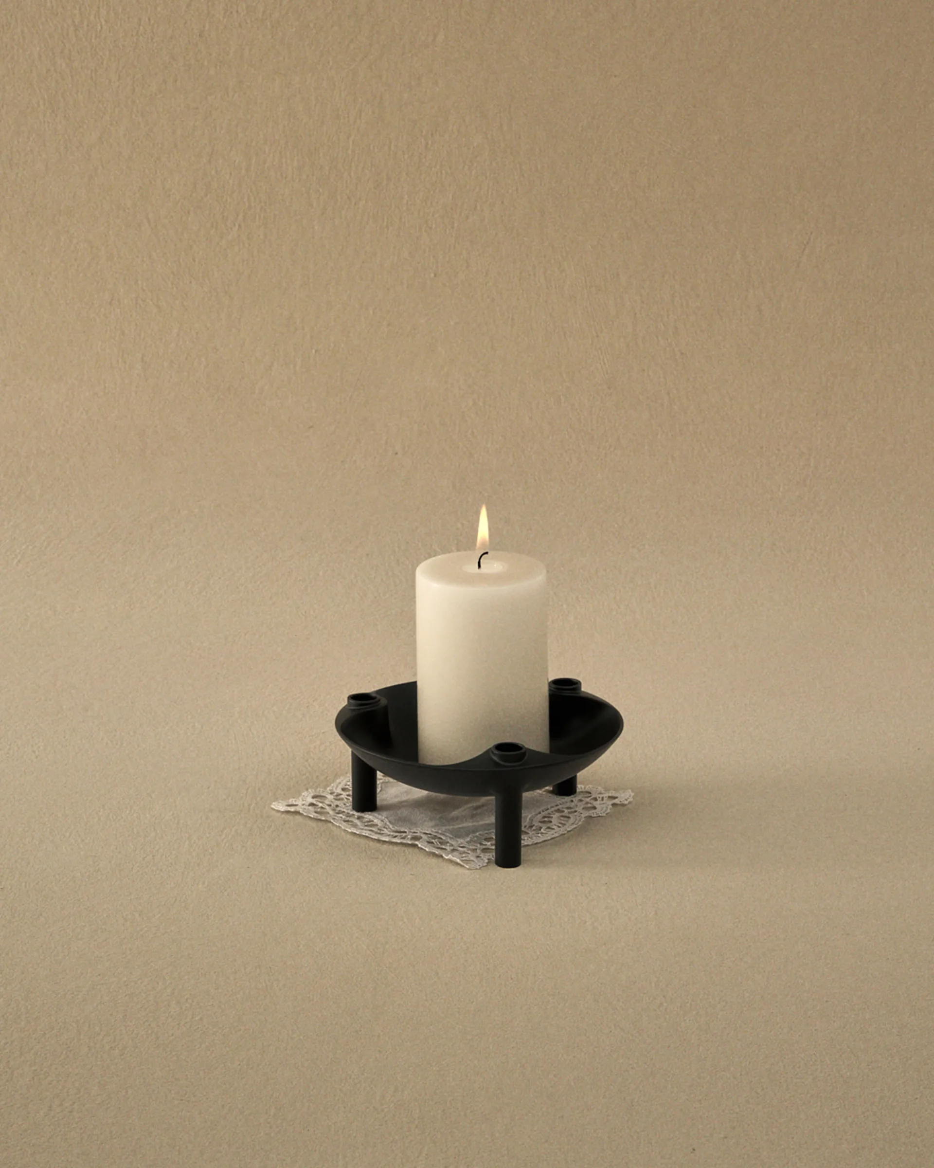 Nagel bowl, Black, Ø13,8x5,6 cm STOFF Nagel