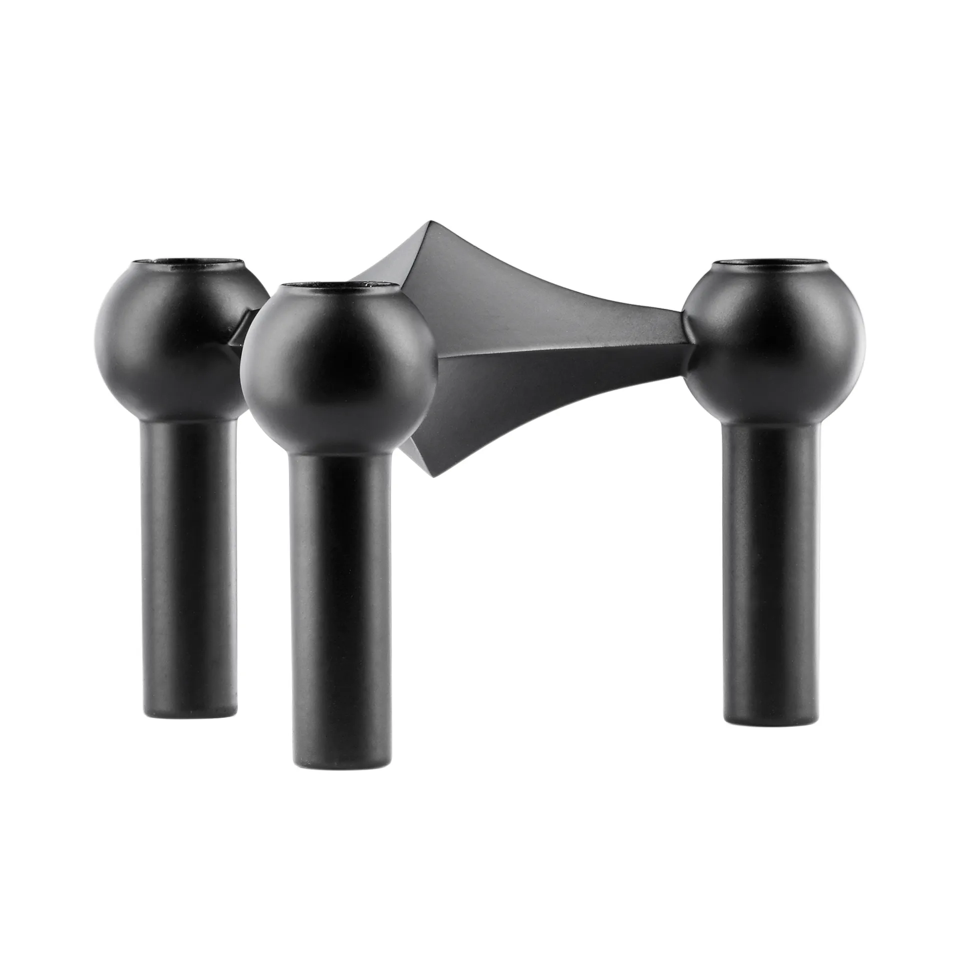 Nagel candle holder, matte black STOFF Nagel