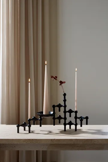 Nagel candle holder - matte black - STOFF Nagel