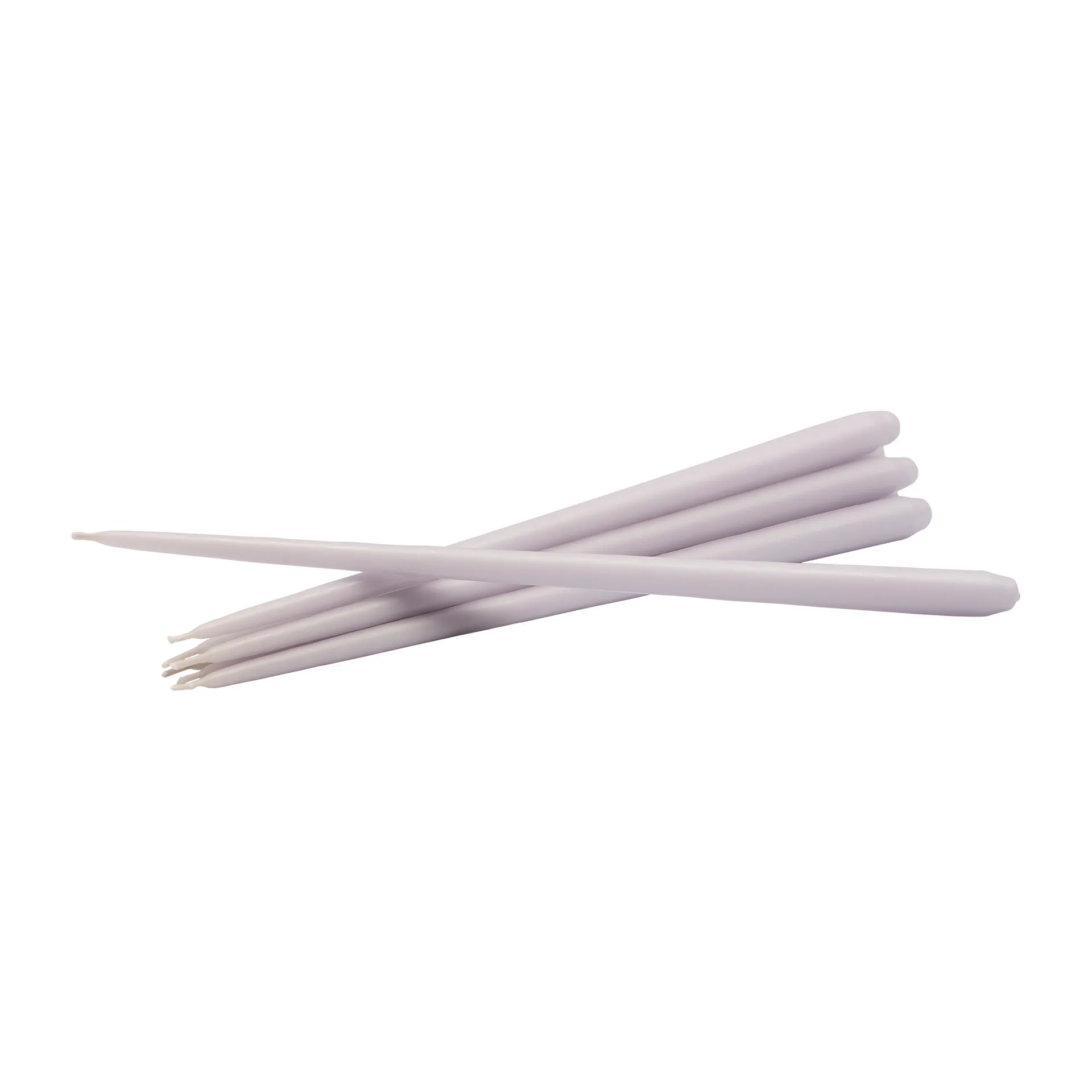 STOFF Nagel tapered candle by ester & erik 6-pack, Light lavender STOFF Nagel