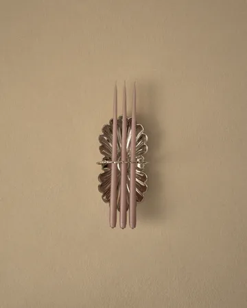 STOFF Nagel tapered candle by ester & erik 6-pack - Soft rose - STOFF Nagel