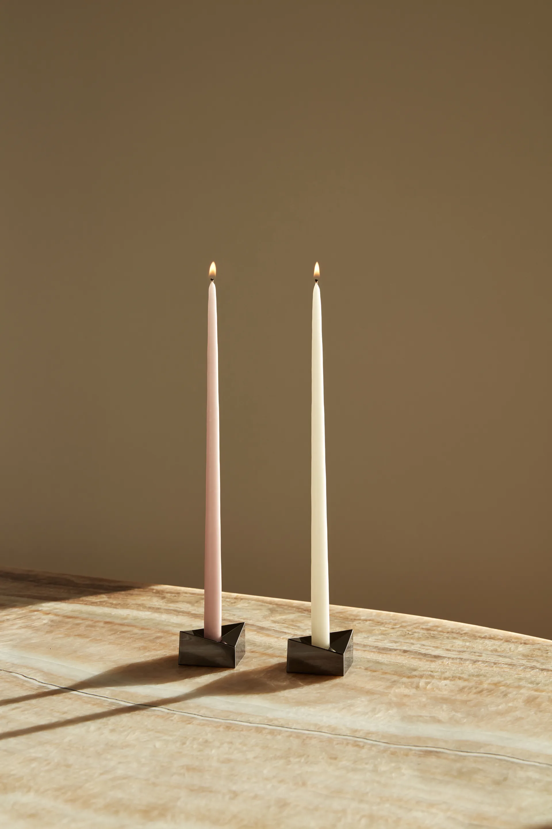 STOFF Nagel tapered candle by ester & erik 6-pack, Soft rose STOFF Nagel