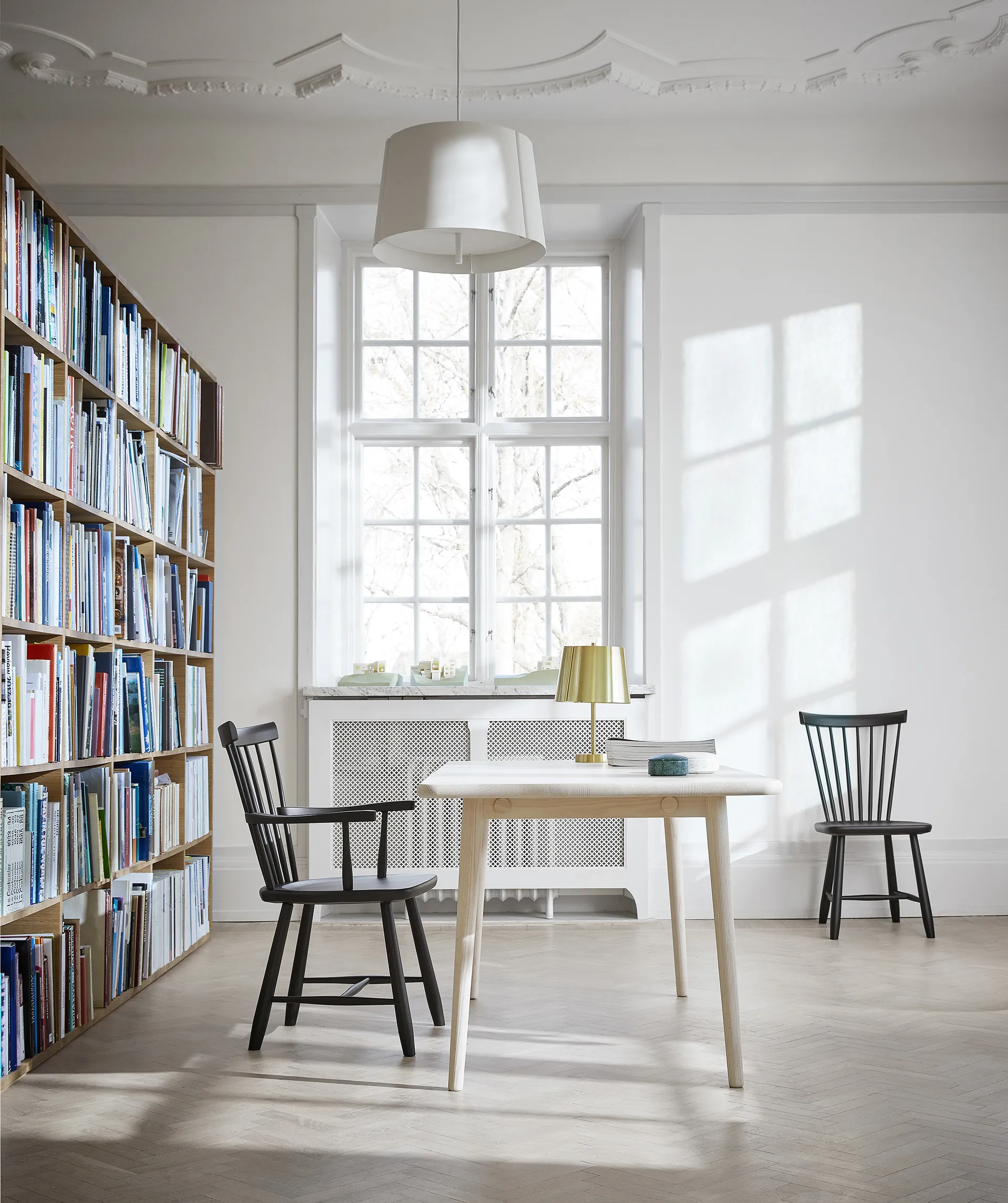 Lilla Åland armchair, Black (beech) Stolab