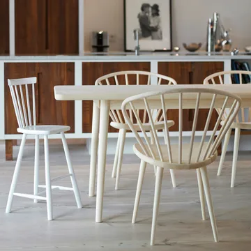 Miss Holly dining table. 175x82 cm - Oak white oiled - Stolab