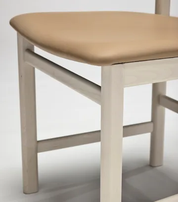 Pal chair - Birch light matte lacquer-Elmosoft 22030 - Stolab
