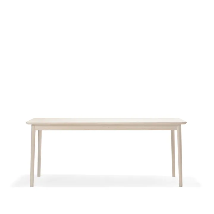 Prima Vista dining table - Birch light matt lacquer. 120cm. 1 insert - Stolab