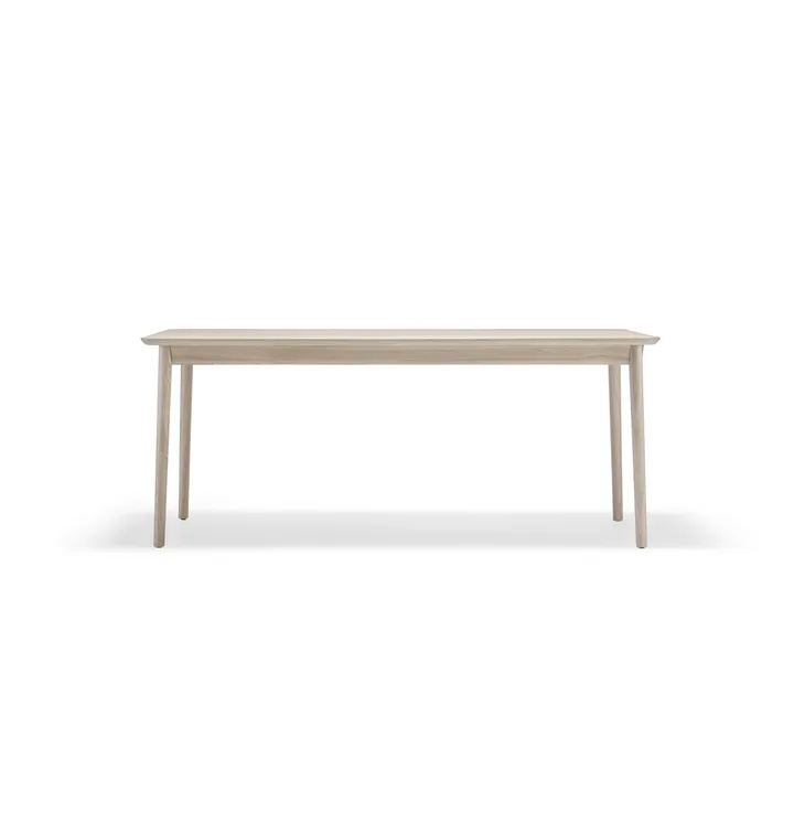 Prima Vista dining table - Oak light matt lacquer-180cm-1 insert - Stolab