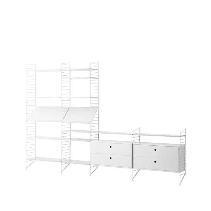 String bookshelf combination C - white - String
