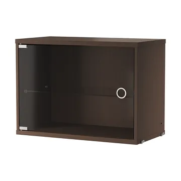 String display cabinet - Dark oak, 58x30 cm - String