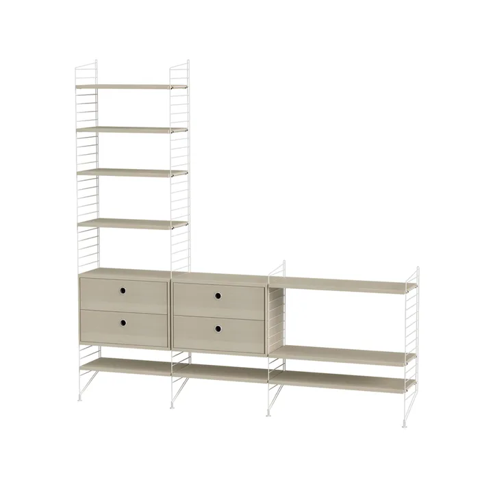 String living room ash & white - Combination J - String