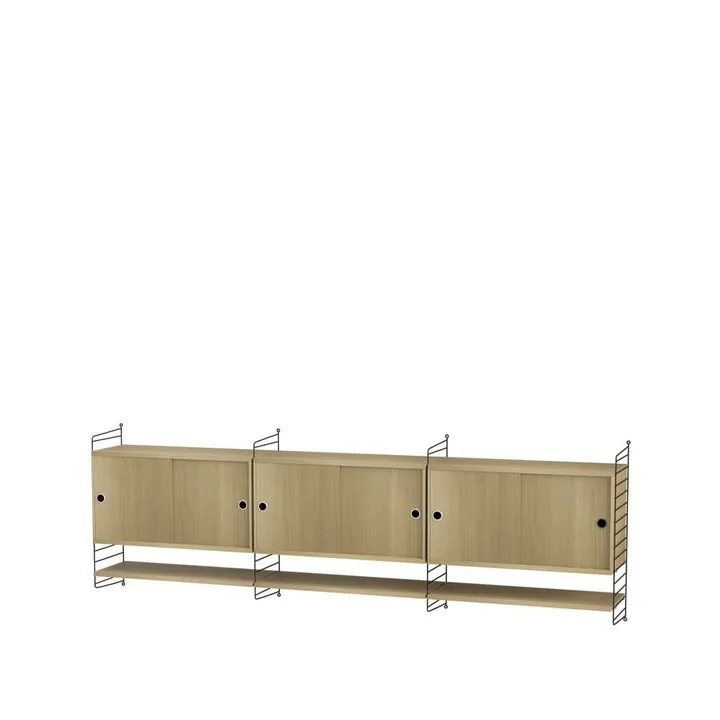 String living room oak & black - Combination E - String